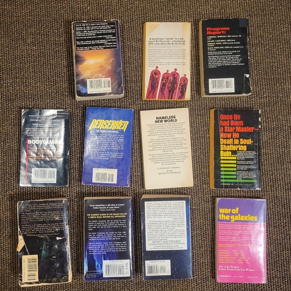 Vintage LOT of 11 Sci-Fi PB books 1960s-2000s - Picture 6 of 8